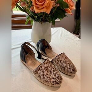 Sole  Society Stacie Genuine Calf Hair Espadrille Sandal